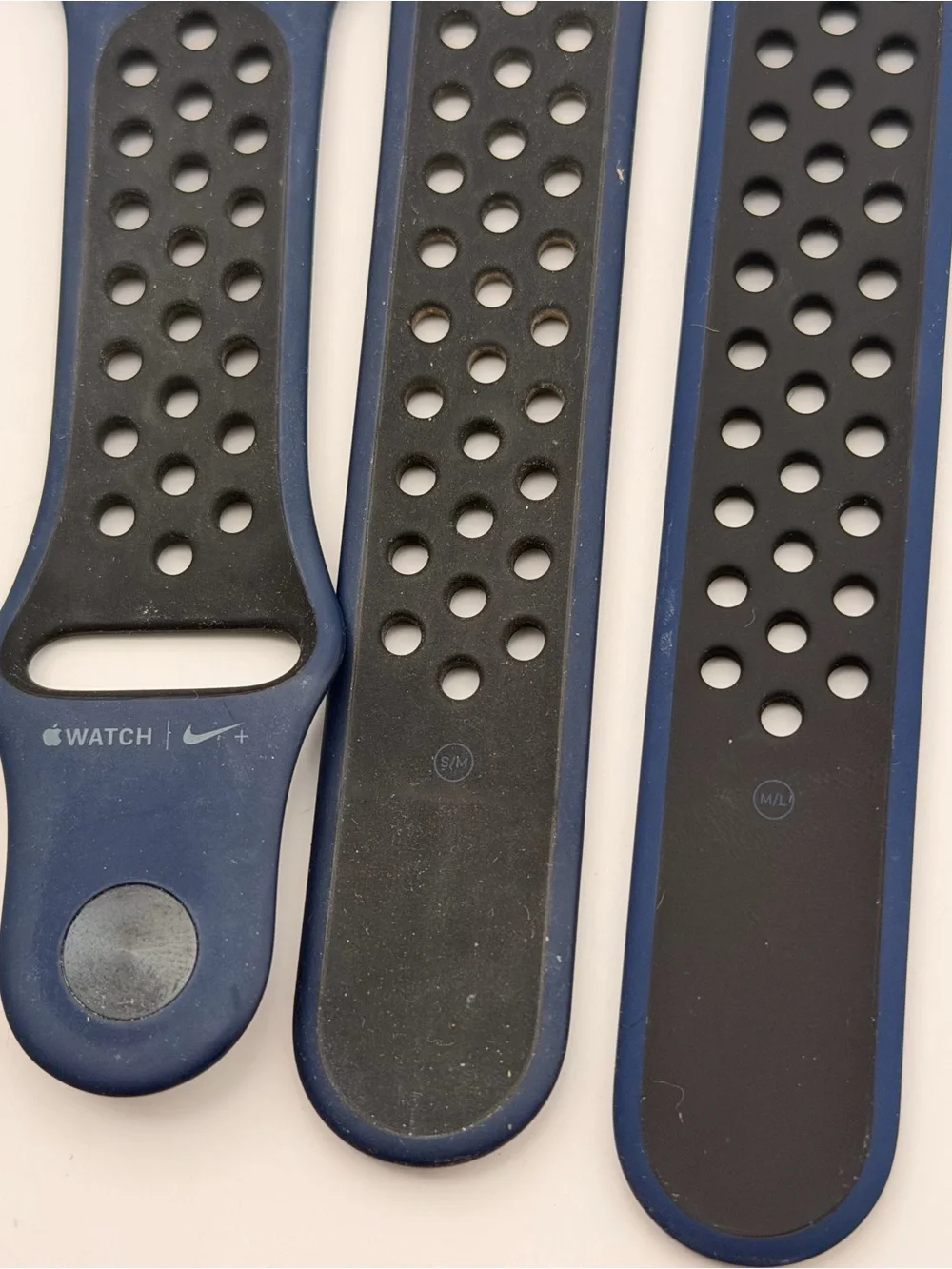 Nike Apple Watch Band, Limited, Blue & Black, 38/40/41mm, S/M & M/L, used